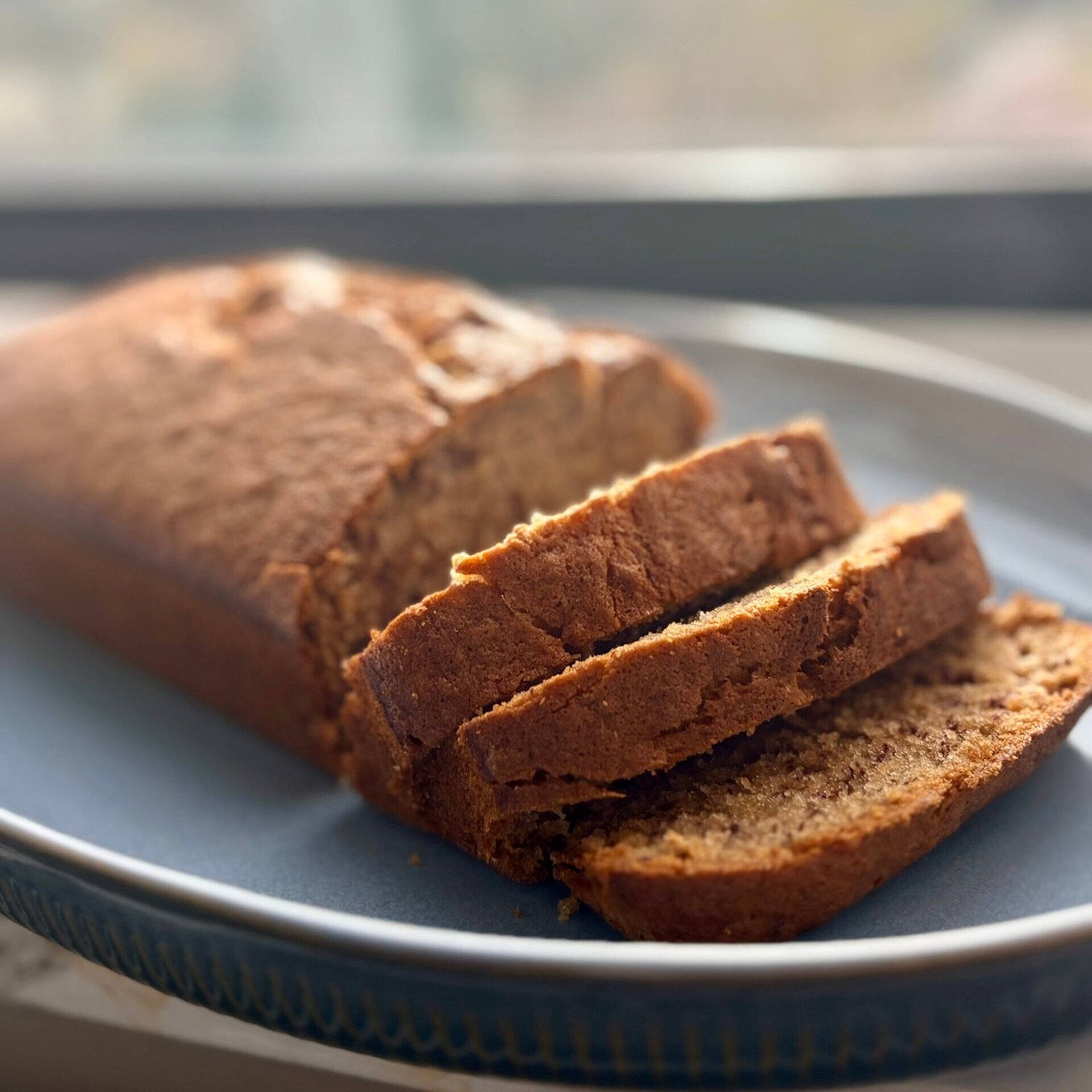 Easy Banana Bread with 2 Bananas & Brown Sugar